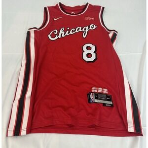 Nike Chicago Bulls Zach LaVine 8 Swingman Jersey Icon Edition NBA 75th Size 50